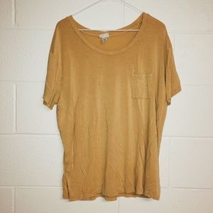 Super Soft Mustard Slouchy T-Shirt